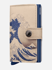 Secrid Miniwallet Wallet Art Leather Screen Print Wave Design Gifts for Men for Him Athens GA Georgia Kempt Menswear Store Near Me