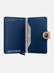 Secrid Miniwallet Wallet Art Leather Screen Print Wave Design Gifts for Men for Him Athens GA Georgia Kempt Menswear Store Near Me