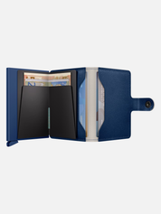 Secrid Miniwallet Wallet Art Leather Screen Print Wave Design Gifts for Men for Him Athens GA Georgia Kempt Menswear Store Near Me