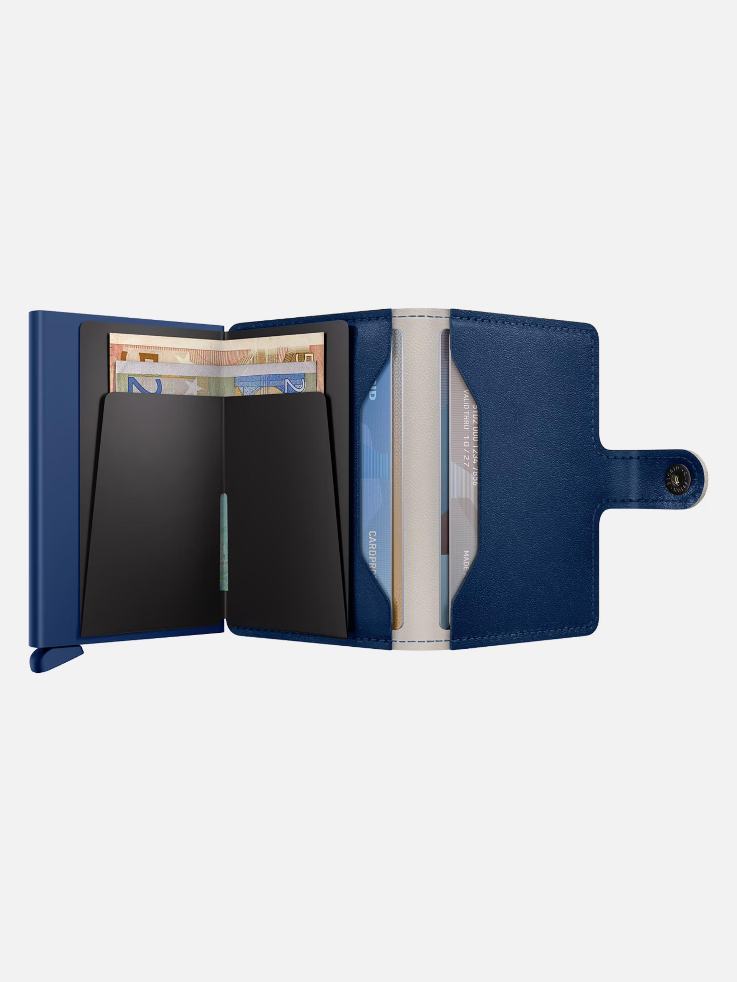 Secrid Miniwallet Wallet Art Leather Screen Print Wave Design Gifts for Men for Him Athens GA Georgia Kempt Menswear Store Near Me