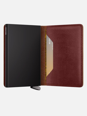 Secrid Premium Slimwallet Basco Leather Brown Premium Cardholder Men’s Wallets for Men Athens GA Georgia Kempt Menswear Store Near Me