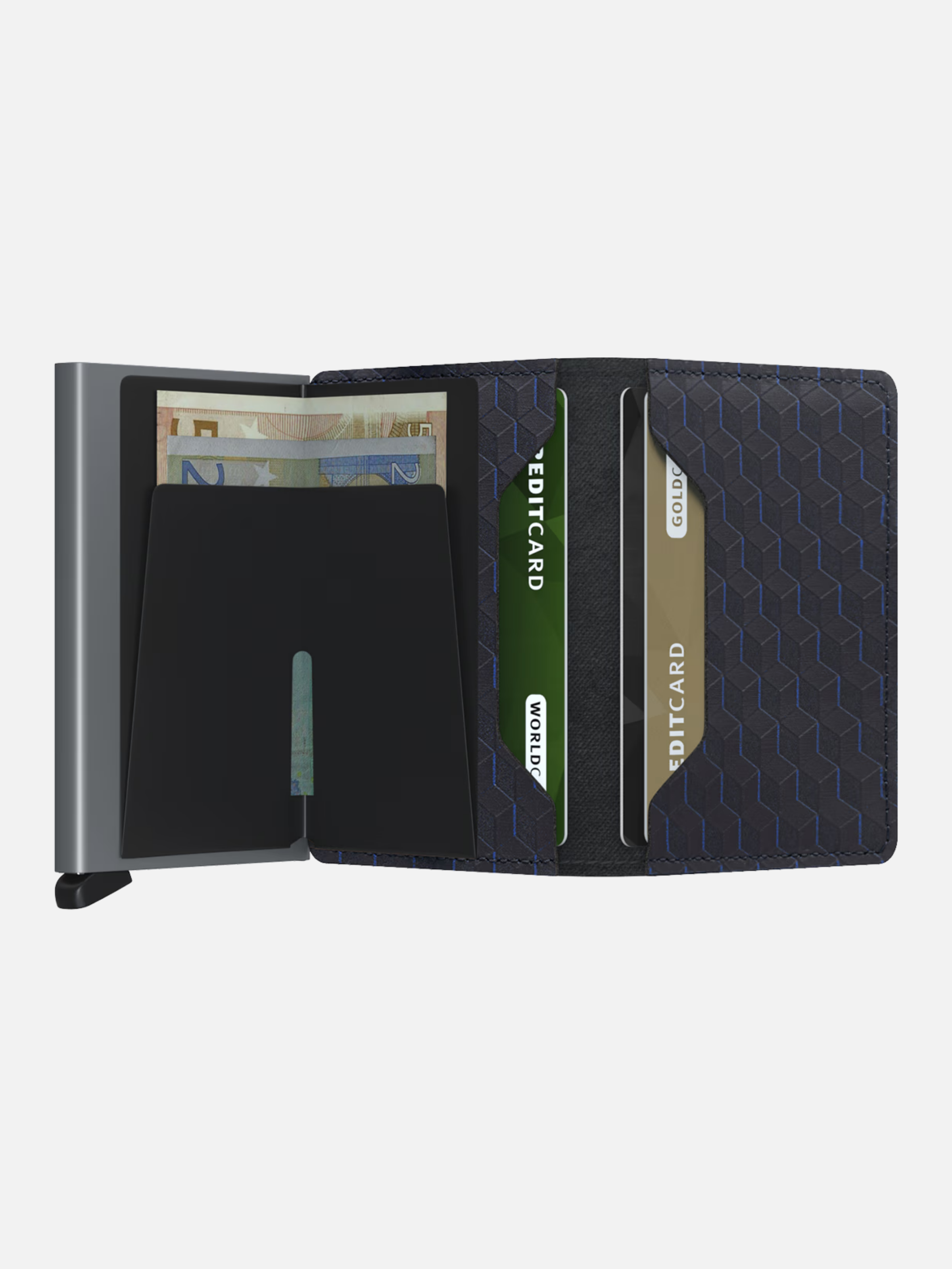 Secrid Slimwallet Optical Design Wallet for Men Black Titanium Athens GA Georgia Kempt Menswear Store Near Me Gifts for Men