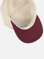 Sendero Provisions Buena Suerte Hat Cream Maroon Accessories for Men Athens GA Georgia Kempt Menswear Store Near Me