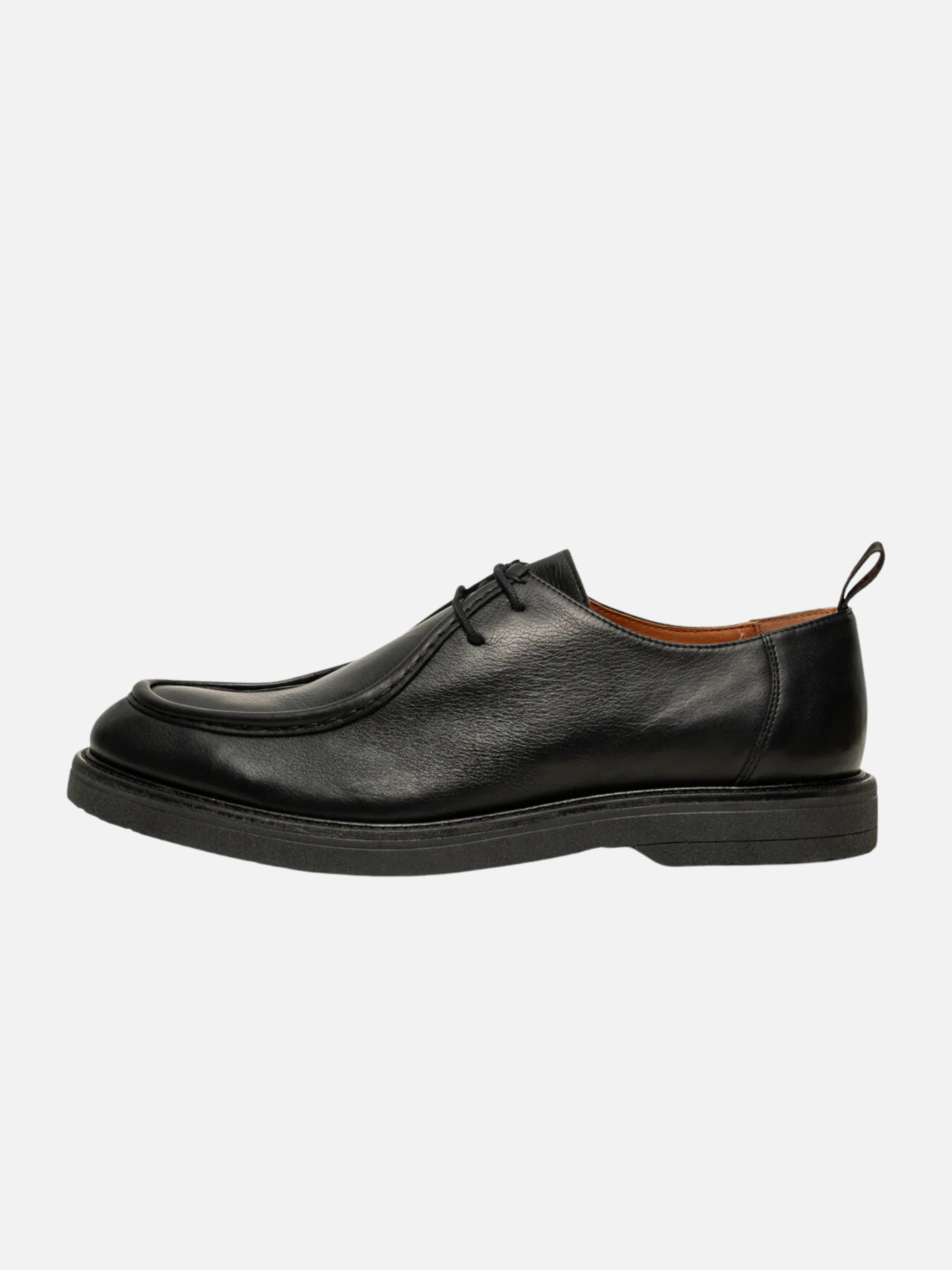 shoe the bear kip wallabee derby casual dress shoe with black water repellent lwg leather kempt athens ga georgia men's clothing store