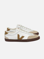 VEJA Volley Leather Sneaker White Tent Bark Men’s Shoes Athens GA Georgia Kempt Menswear Store