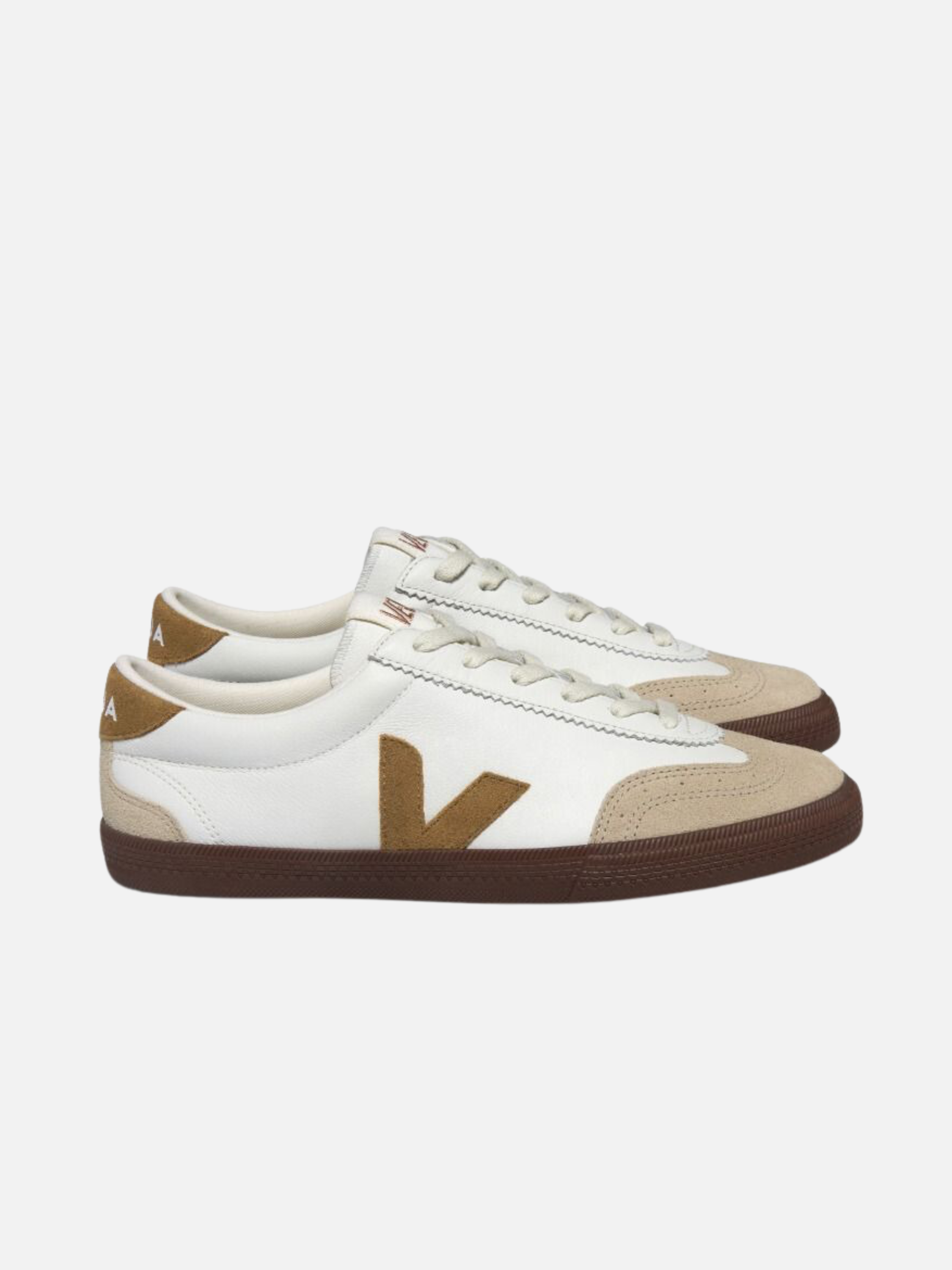 VEJA Volley Leather Sneaker White Tent Bark Men’s Shoes Athens GA Georgia Kempt Menswear Store