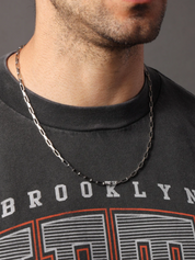 We Are All Smith Waterproof Elongated Box Stainless Steel Chain Men's Necklace Jewelry Men's Clothing Accessory Store Kempt Athens Georgia