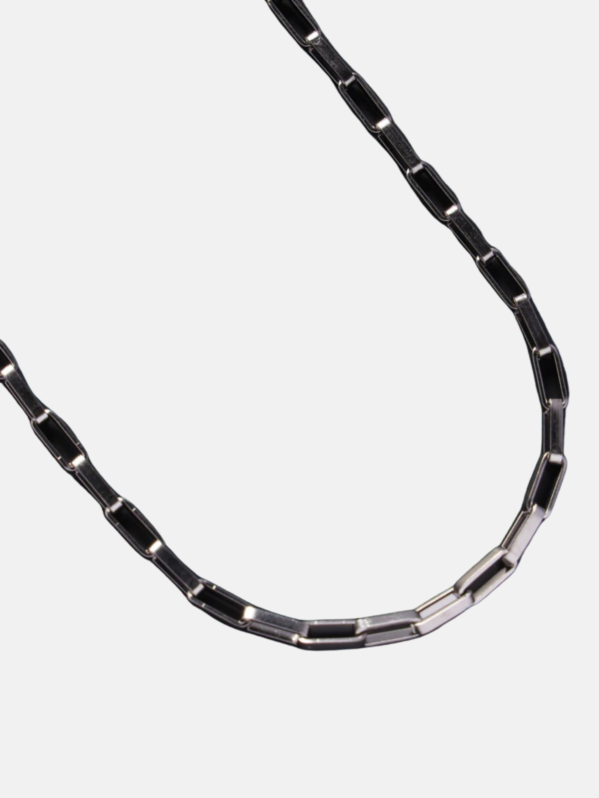 We Are All Smith Waterproof Elongated Box Stainless Steel Chain Men's Necklace Jewelry Men's Clothing Accessory Store Kempt Athens Georgia