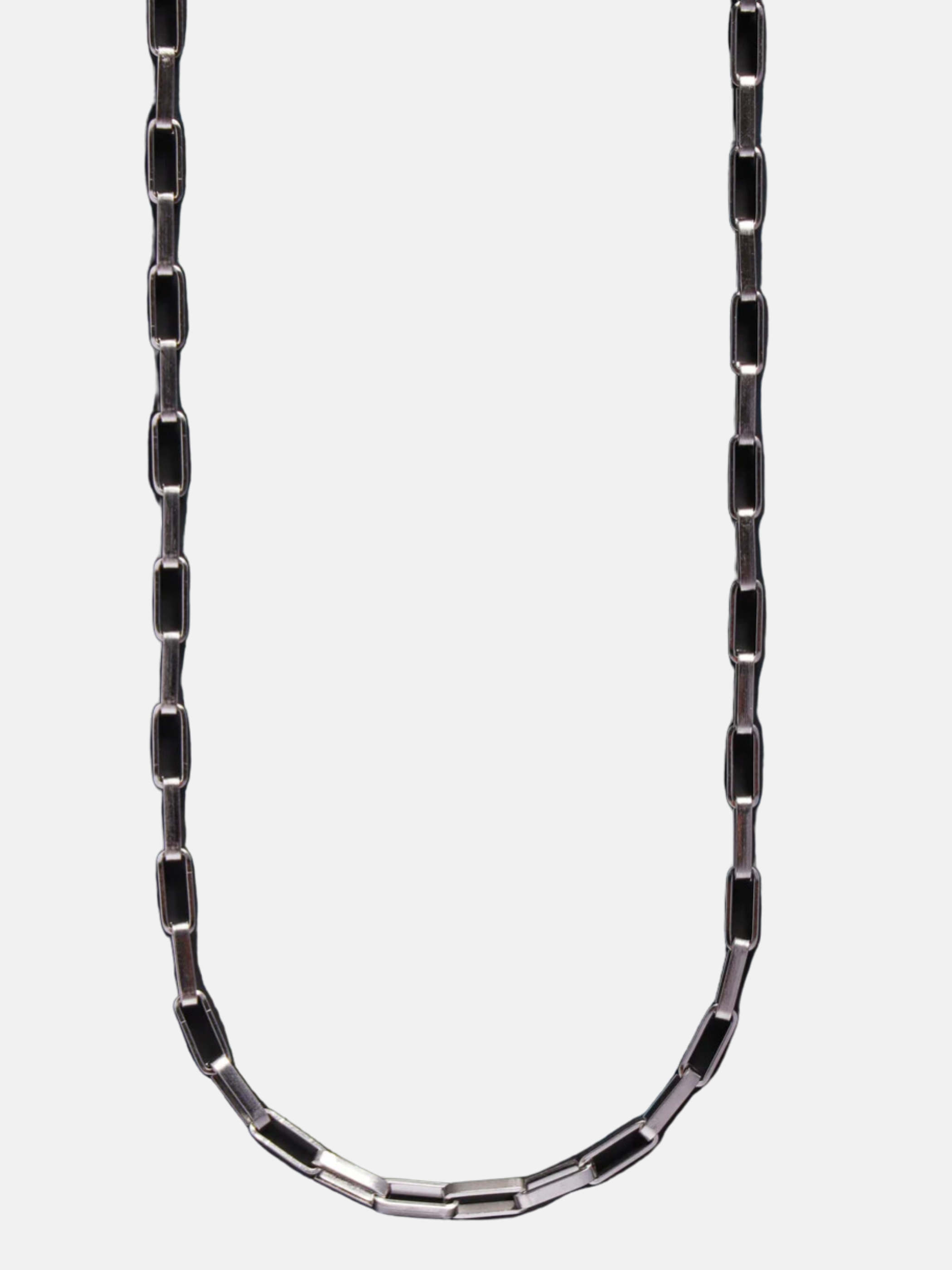 We Are All Smith Waterproof Elongated Box Steel Chain Men's Necklace Jewelry Men's Clothing Accessory Store Kempt Athens Georgia