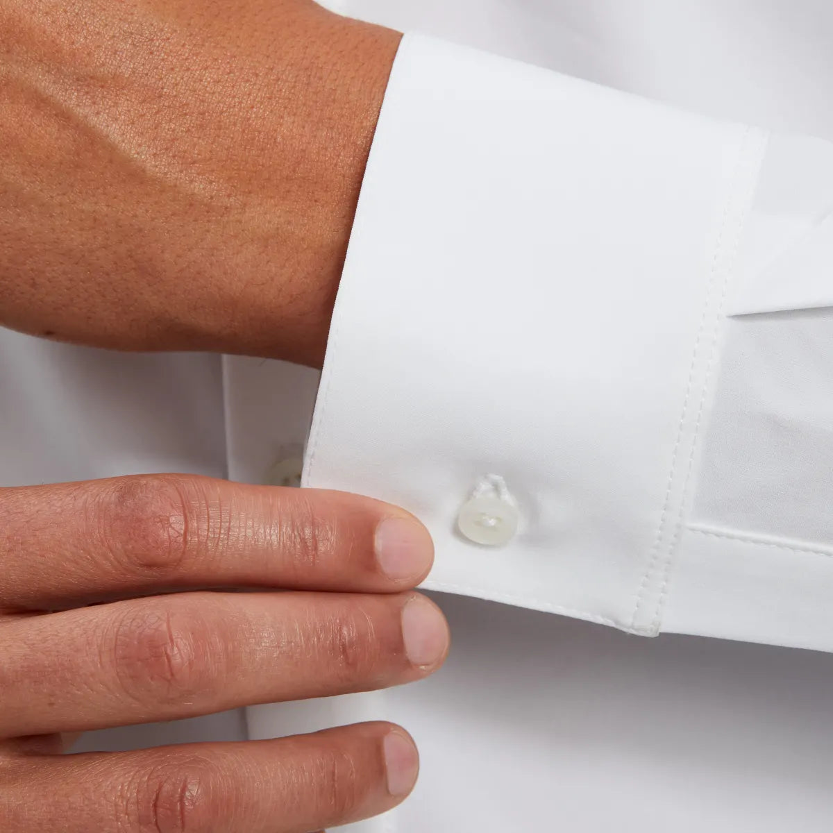 Mizzen + Main Leeward dress shirt ls long sleeve soft white solid button up kempt athens mens clothing store