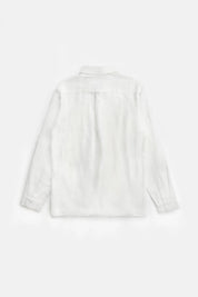 Rhythm Classic Linen Longsleeve White Kempt Athens MEns Clothing Store