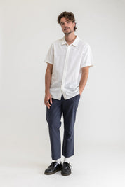 Classic Linen SS Shirt - White