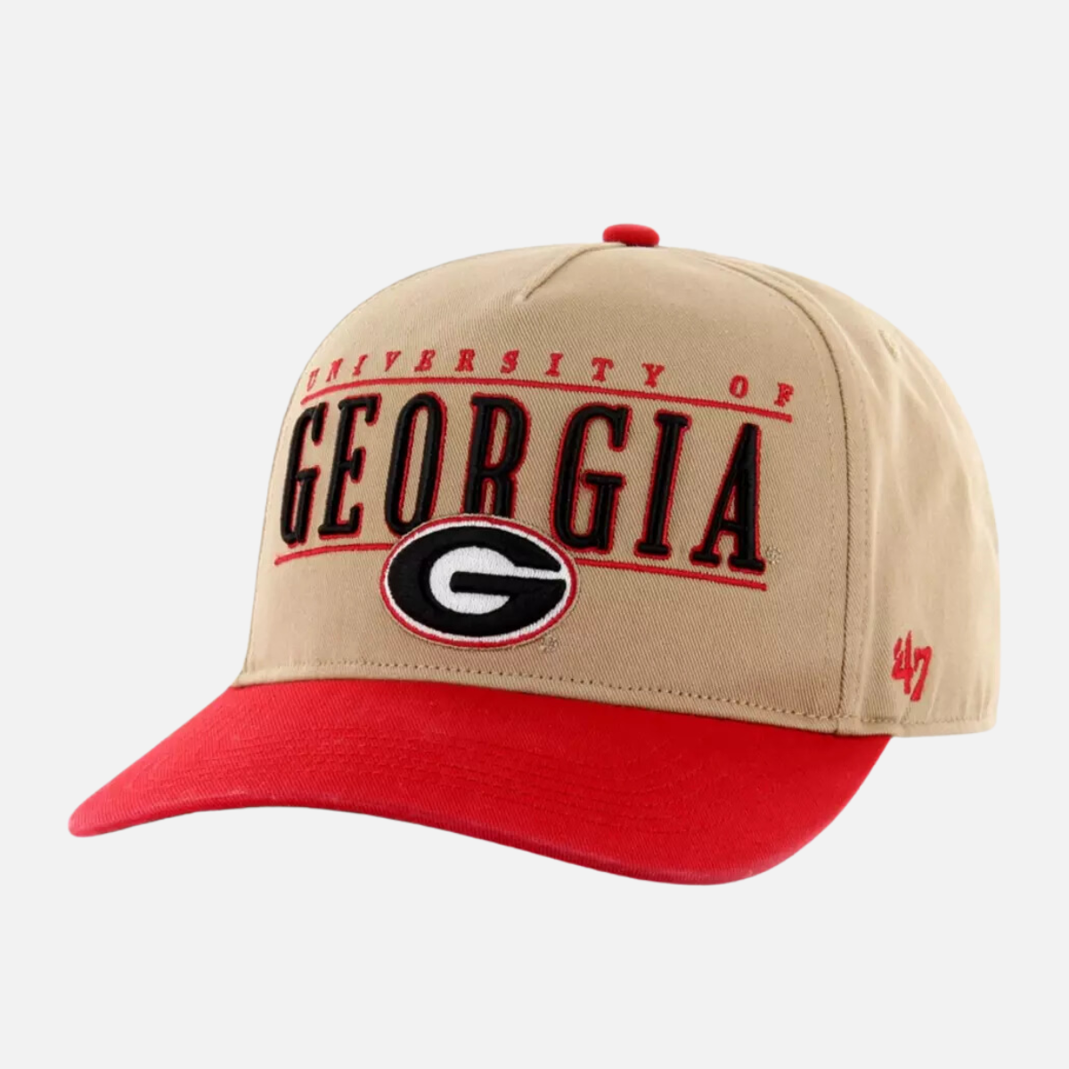 47 Brand City Line Hitch Hat Khaki Georgia Bulldogs UGA Kempt Mens clothing store Athens GA 