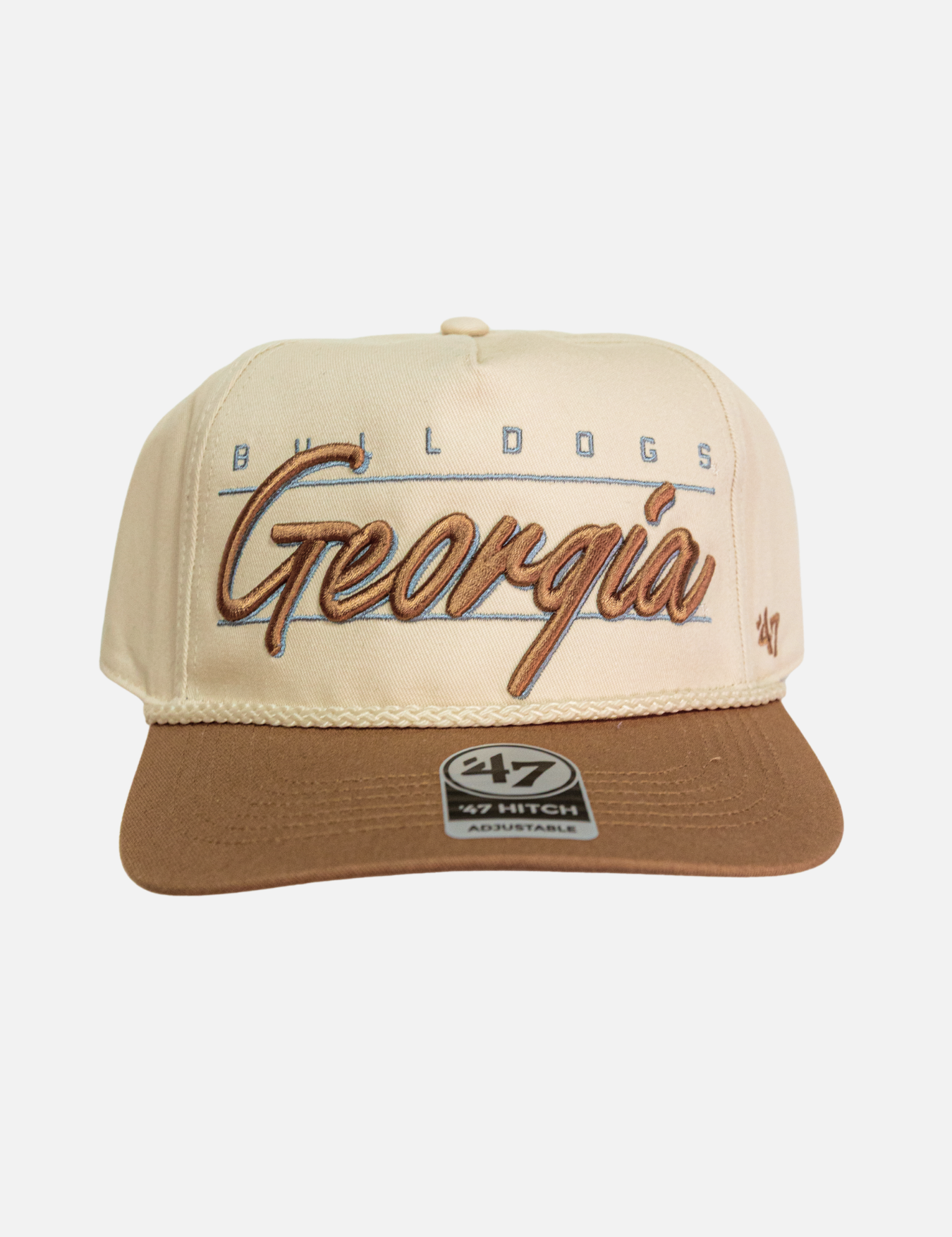 47 Brand Georgia Bulldogs Condor Twill Natural Hat UGA Kempt Mens Shop Athens GA