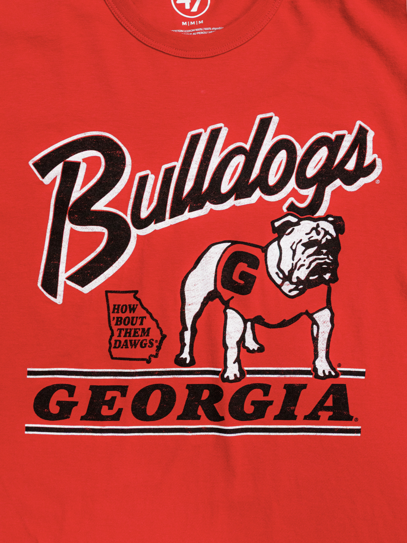 '47 Brand Georgia Bulldogs Fly By Franklin Tee