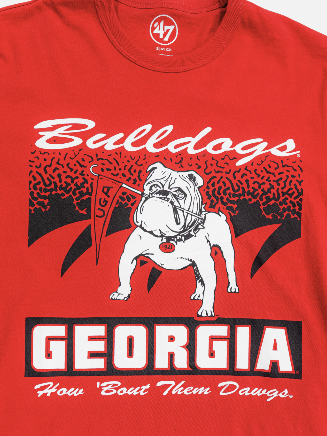Georgia Bulldogs Waver Franklin Tee - Red