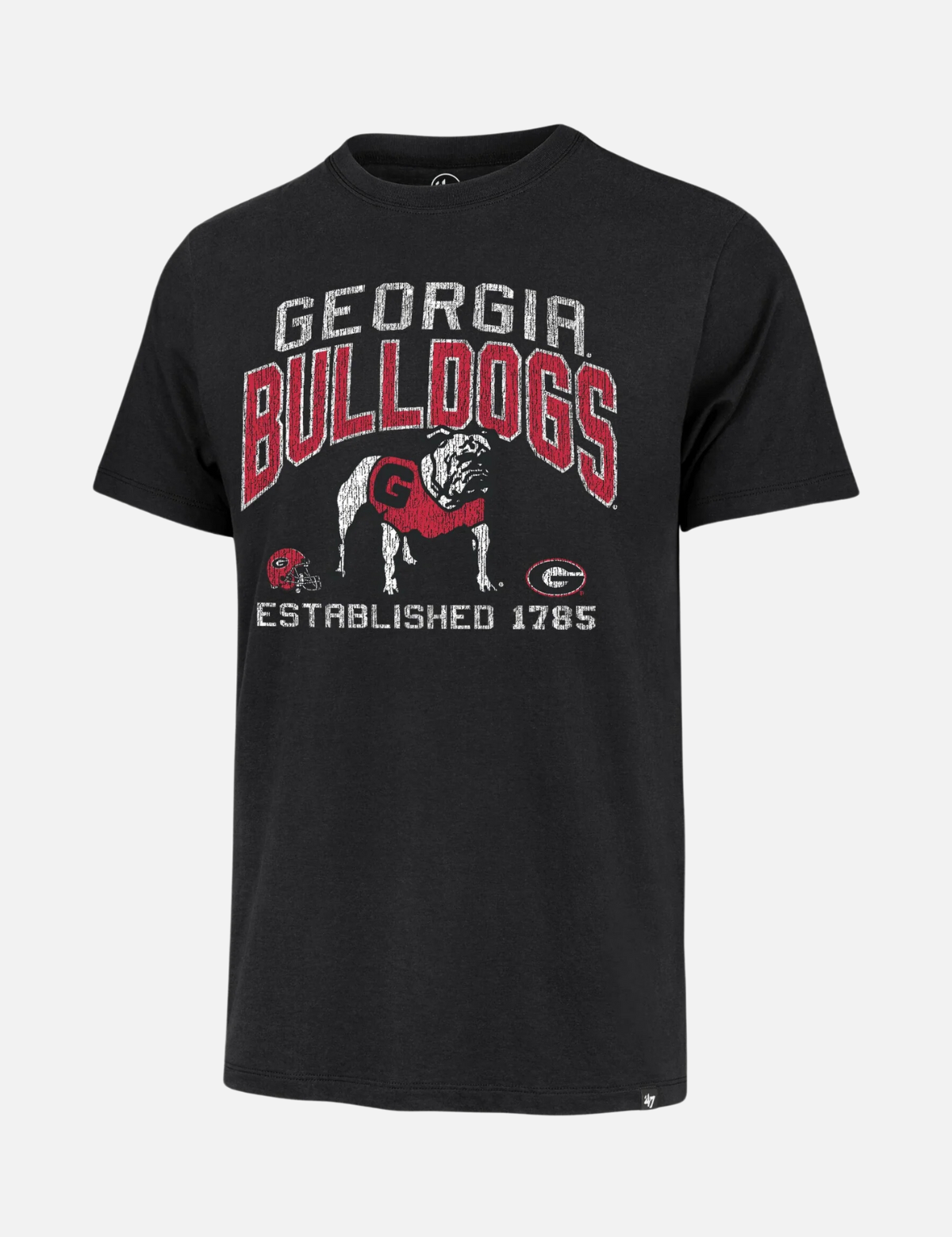 47BrandGeorgiaBulldogsFranklinTurnedUpTeeBlack.png