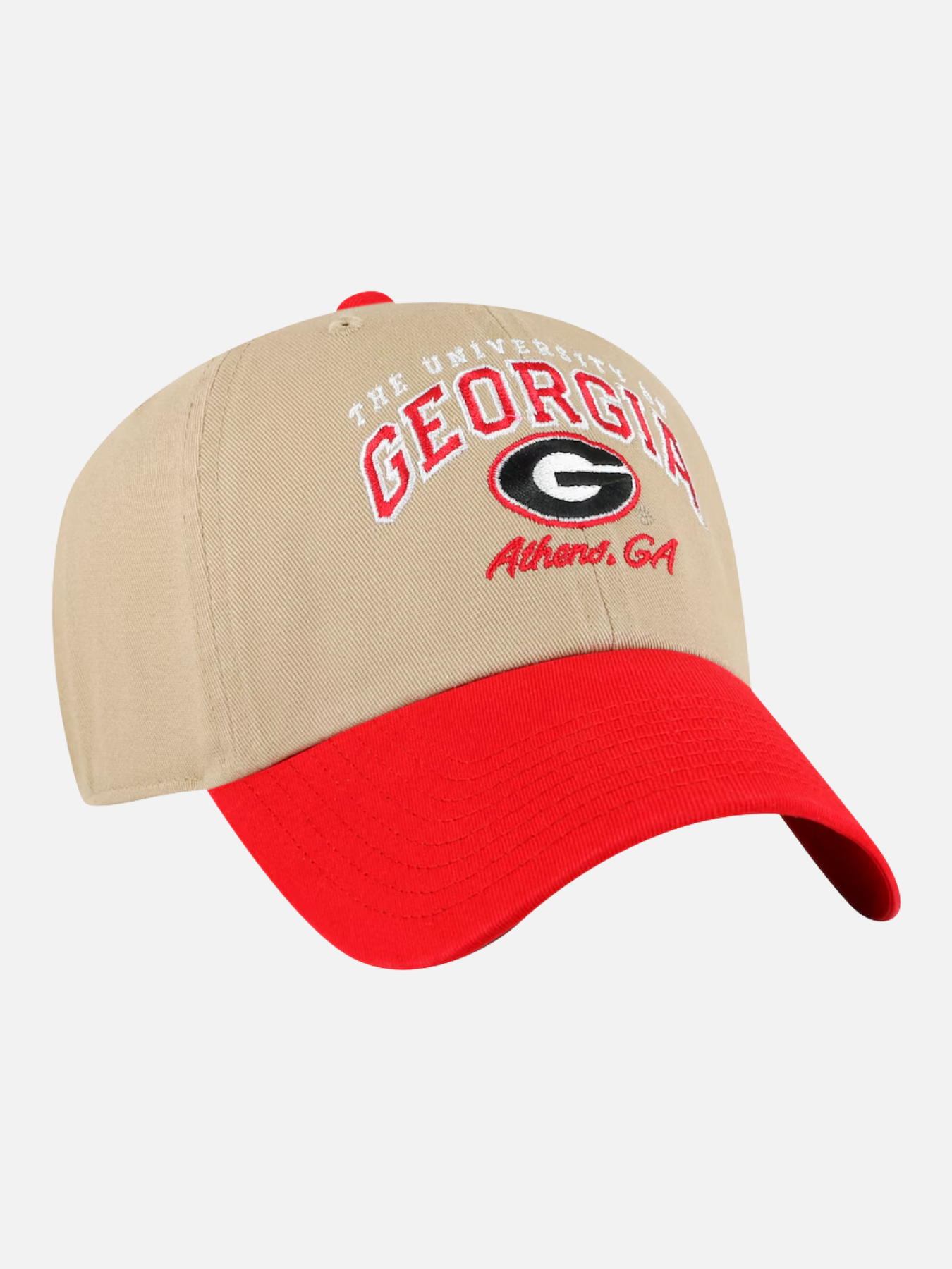 '47 Brand Georgia Bulldogs Khaki Local Clean Up Hat