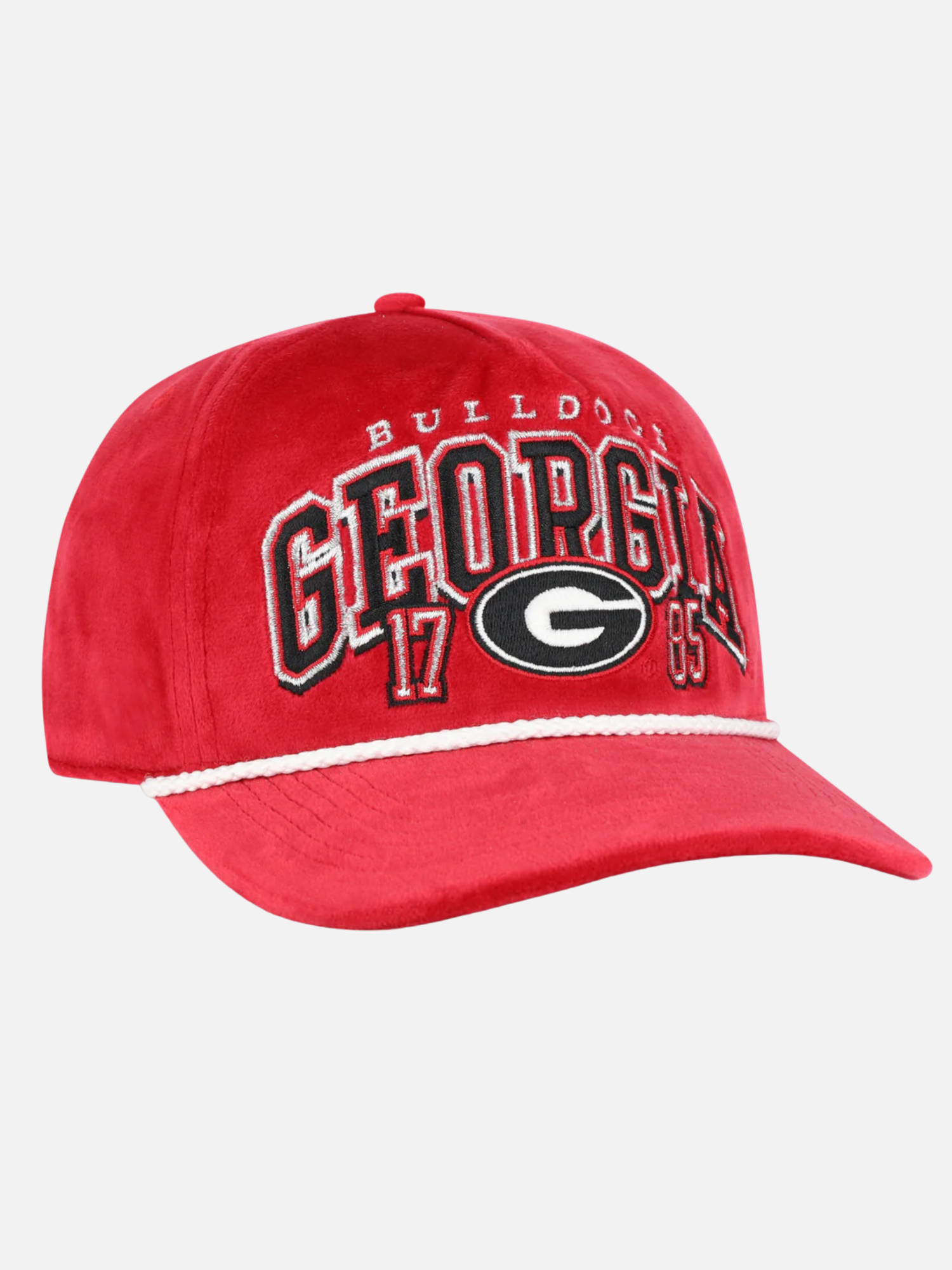 47 Brand Georgia Bulldogs Red Go Big Velour Hitch Hat UGA Kempt Mens Shop Athens GA