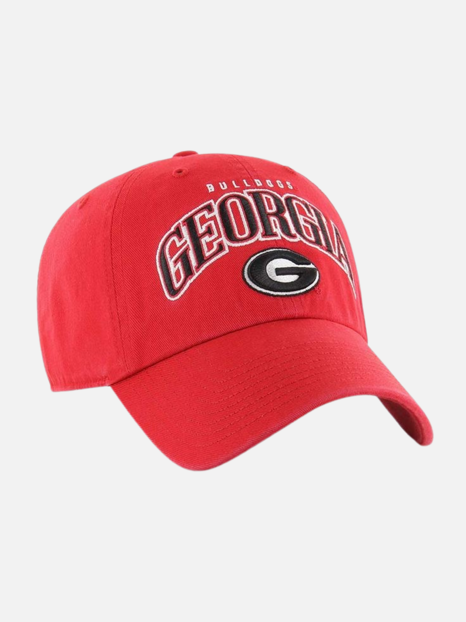 47 Brand Georgia Bulldogs Jansson Clean Up Hat Red UGA Dawgs Men’s Hat Headwear Athens Georgia Kempt Menswear Store