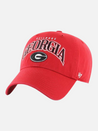 ‘47 Brand Georgia Bulldogs Jansson Clean Up Hat Red UGA Dawgs Men’s Hat Headwear Athens Georgia Kempt Menswear Store
