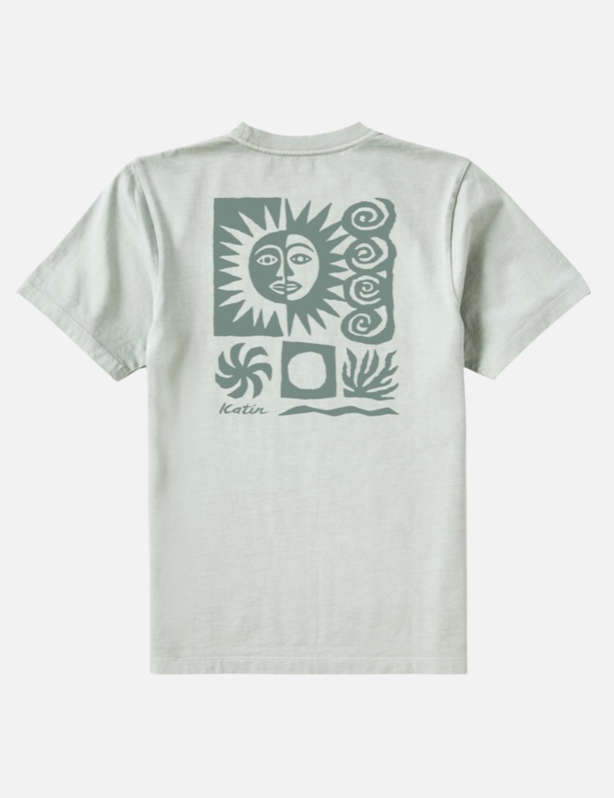 Katin Relic Tee Seafoam Graphic T-Shirt for Men SS Short Sleeve Spring Summer Men's Top Athens GA Georgia Kempt Menswear Store Near Me