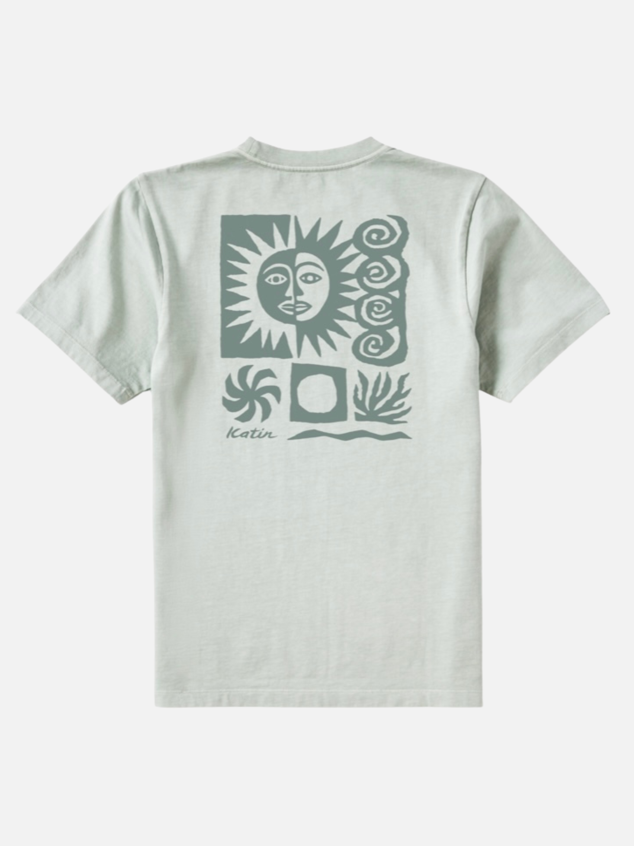 Katin Relic Tee Seafoam Graphic T-Shirt for Men SS Short Sleeve Spring Summer Men's Top Athens GA Georgia Kempt Menswear Store Near Me