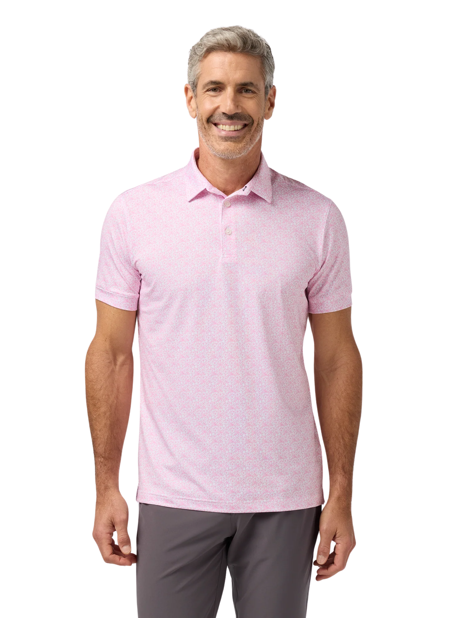 Mizzen + Main Versa Polo - Pink Azaleas