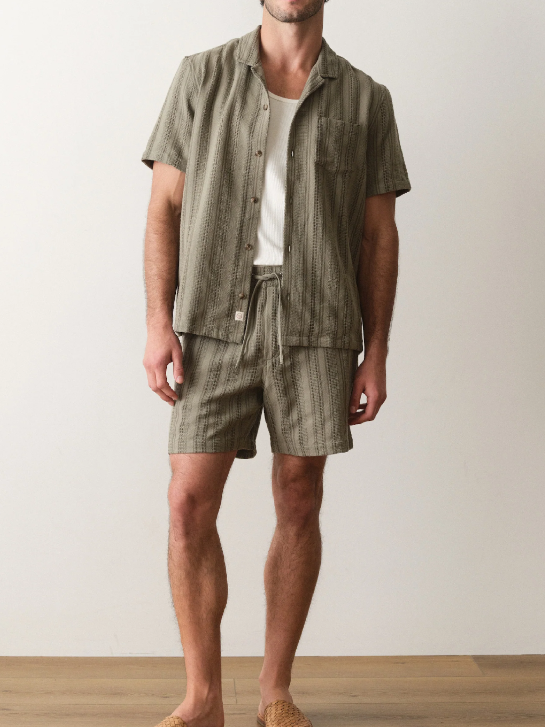 Marine Layer Saturday Dobby 6” Short