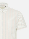 Mens Striped Oxford Shirt Short Sleeve Athens Georgia Kempt Mens Clothing Store