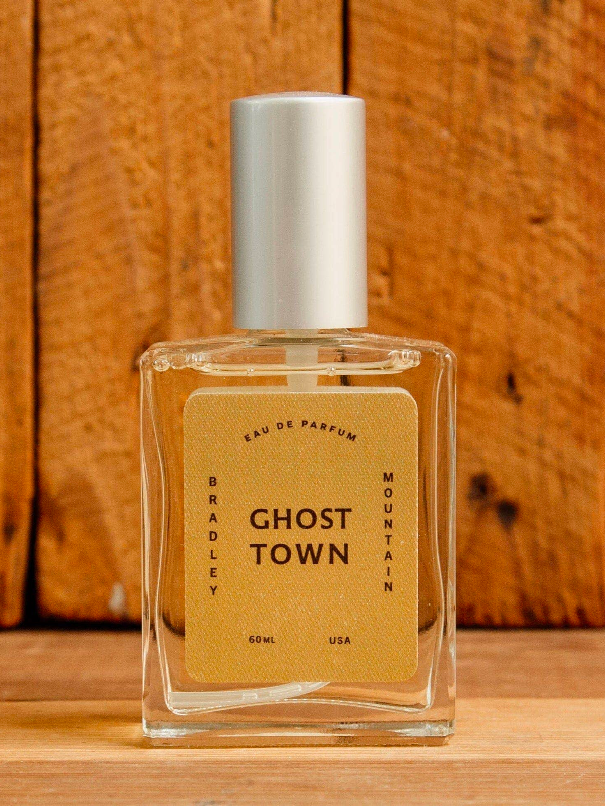 bradley mountain cologne eau de parfum ghost town scent notes: Peppercorn, Agarwood, Vetiver, Burnt Orange 60ML bottle travel size kempt athens ga georgia men's clothing store