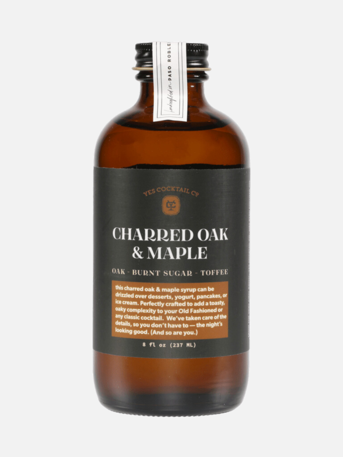 Yes Co. Charred Oak & Maple Cocktail Syrup