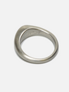 curated basics c copyright black silver steel resin inlay signet ring kempt athens ga georgia men's clothing store jewelry