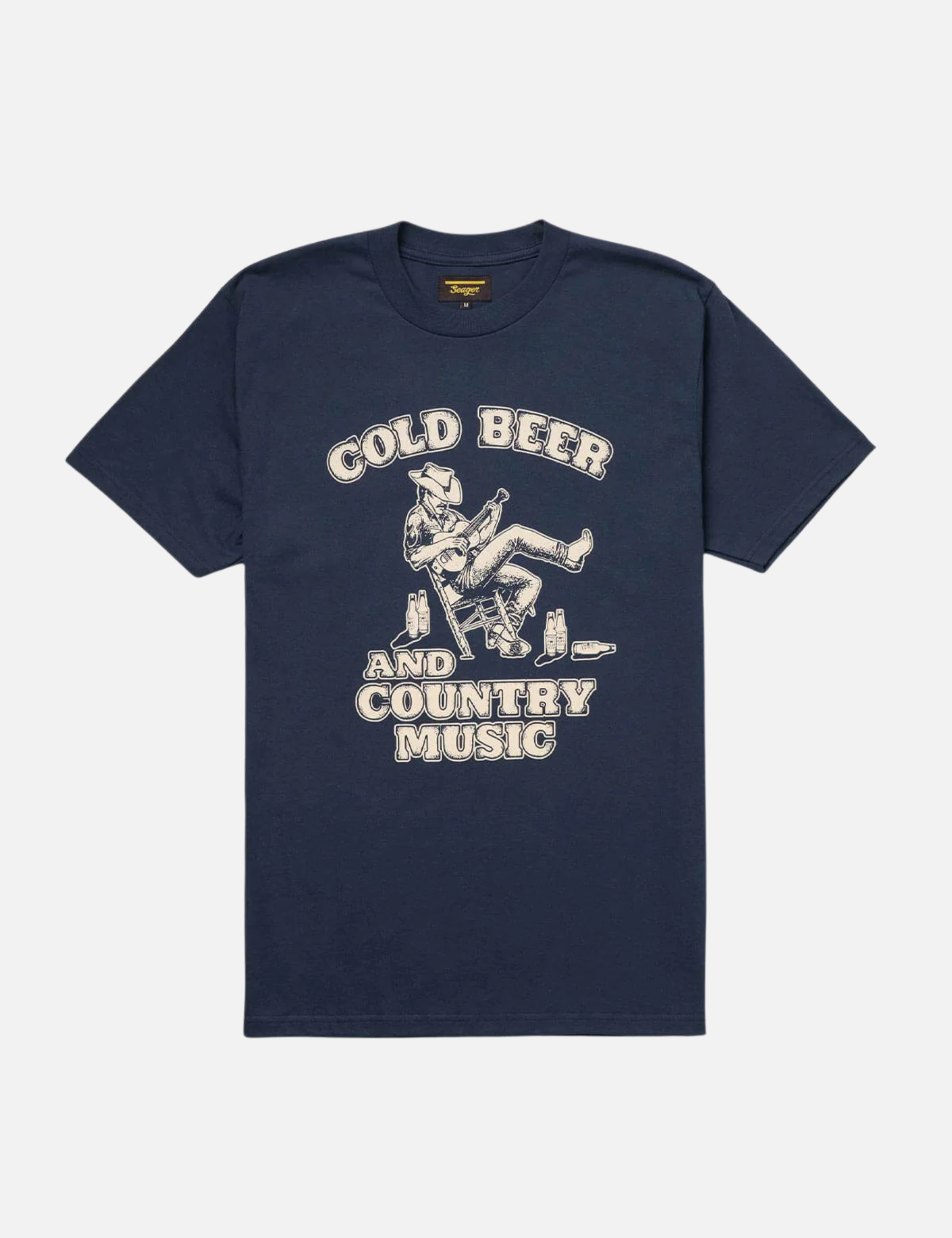 Country Music Tee Navy Blue Men's SS Short Sleeve Graphic Tee Shirt For Men Athens GA Georgia Kempt Menswear Store Near Me