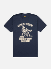 Country Music Tee Navy Blue Men's SS Short Sleeve Graphic Tee Shirt For Men Athens GA Georgia Kempt Menswear Store Near Me