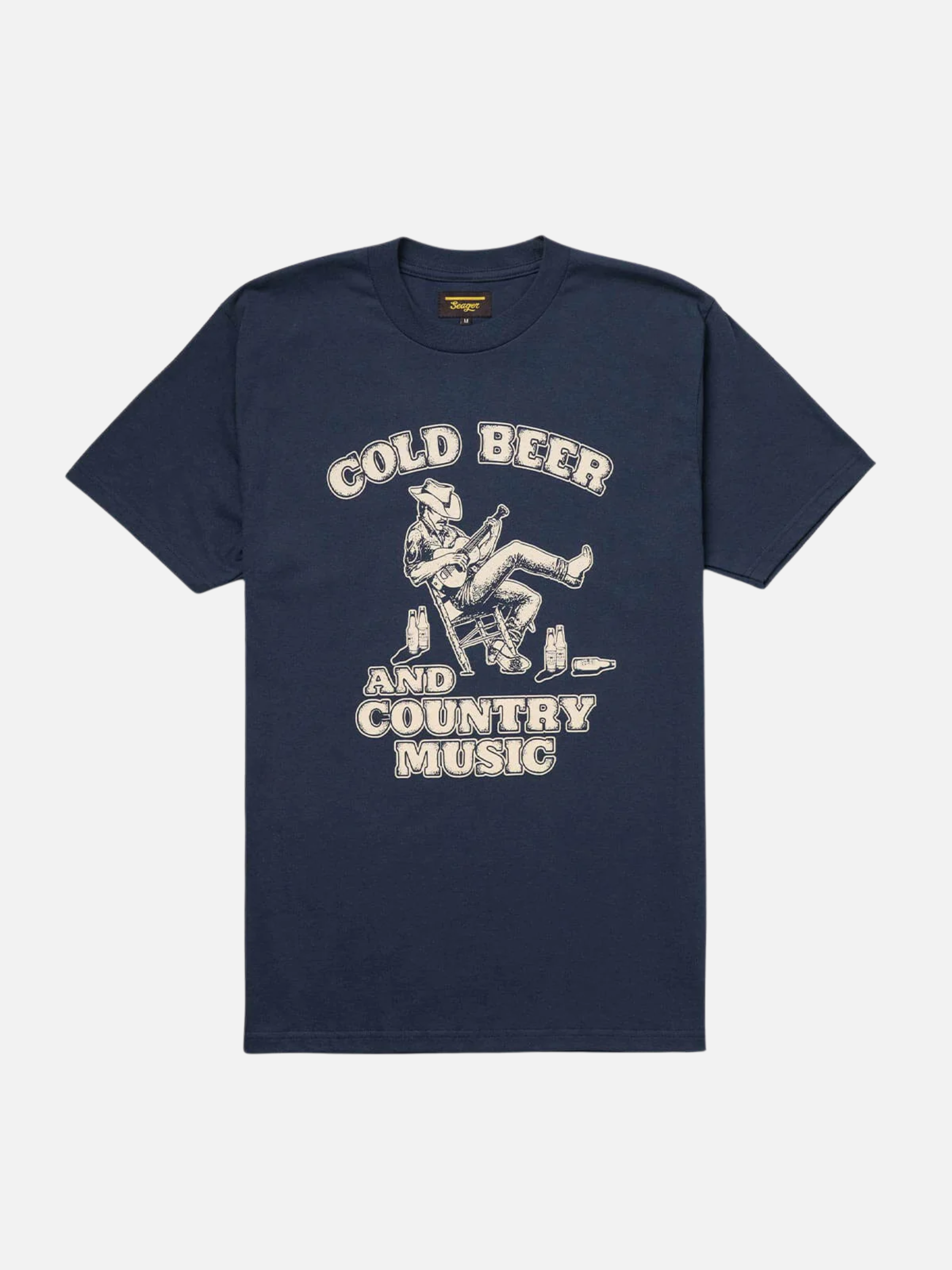Country Music Tee Navy Blue Men's SS Short Sleeve Graphic Tee Shirt For Men Athens GA Georgia Kempt Menswear Store Near Me