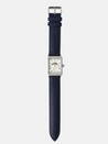 Curated Basics Moonphase Watch Black Leather Blue Lizard Strap Men’s Accessories Gifts for Men Jewelry Watches Rectangular Face Athens GA Georgia Kempt Menswear Store Near Me