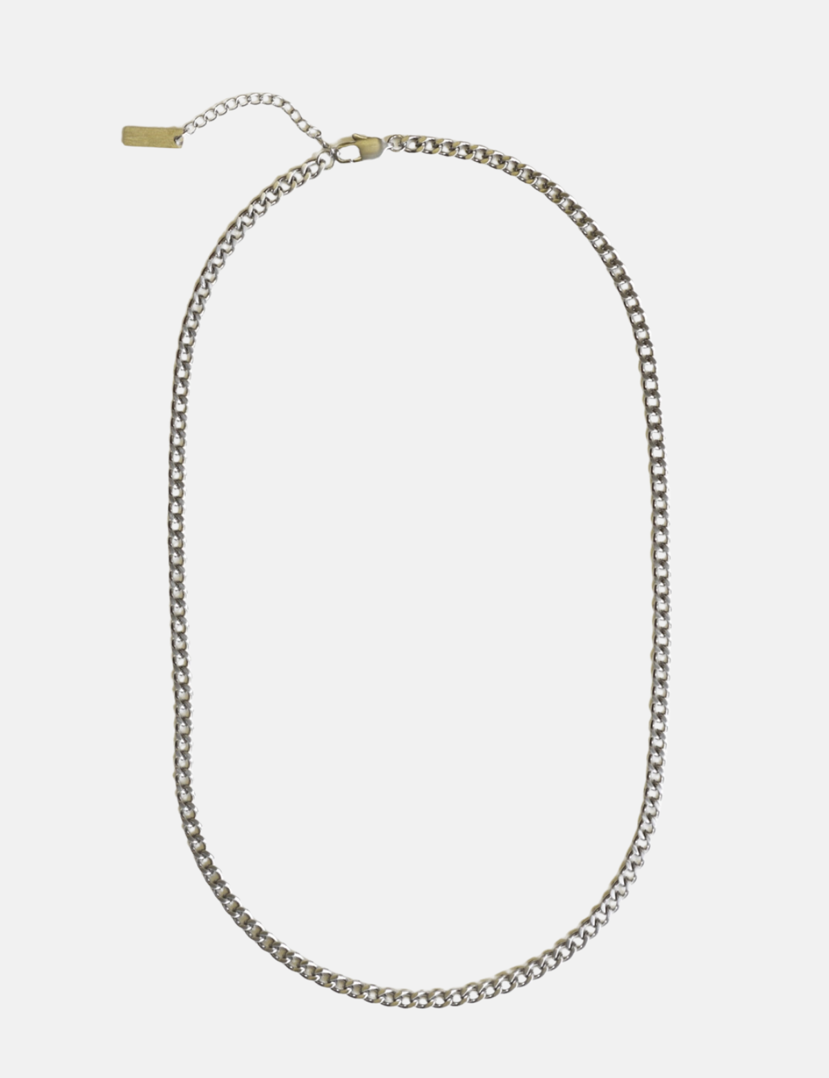 Curated Basics 5mm Steel Curb Chain Necklace for Men Kempt Athens Georgia Guys Accessories Shop