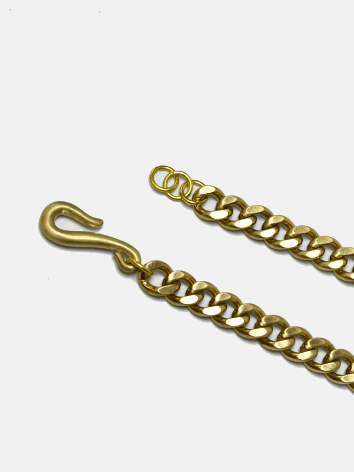 curated basics curb chain bracelet with fish hook kempt athens ga georgia men's clothing jewelry store