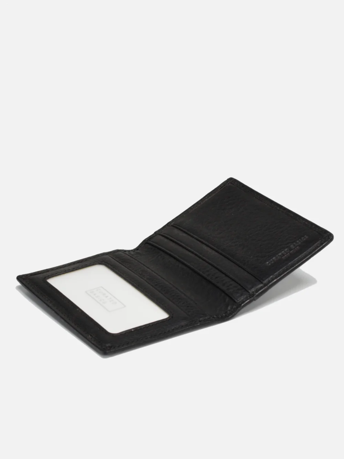 curated basics slim bi fold wallet genuine italian leather kempt athens ga georgia men's clothing store
