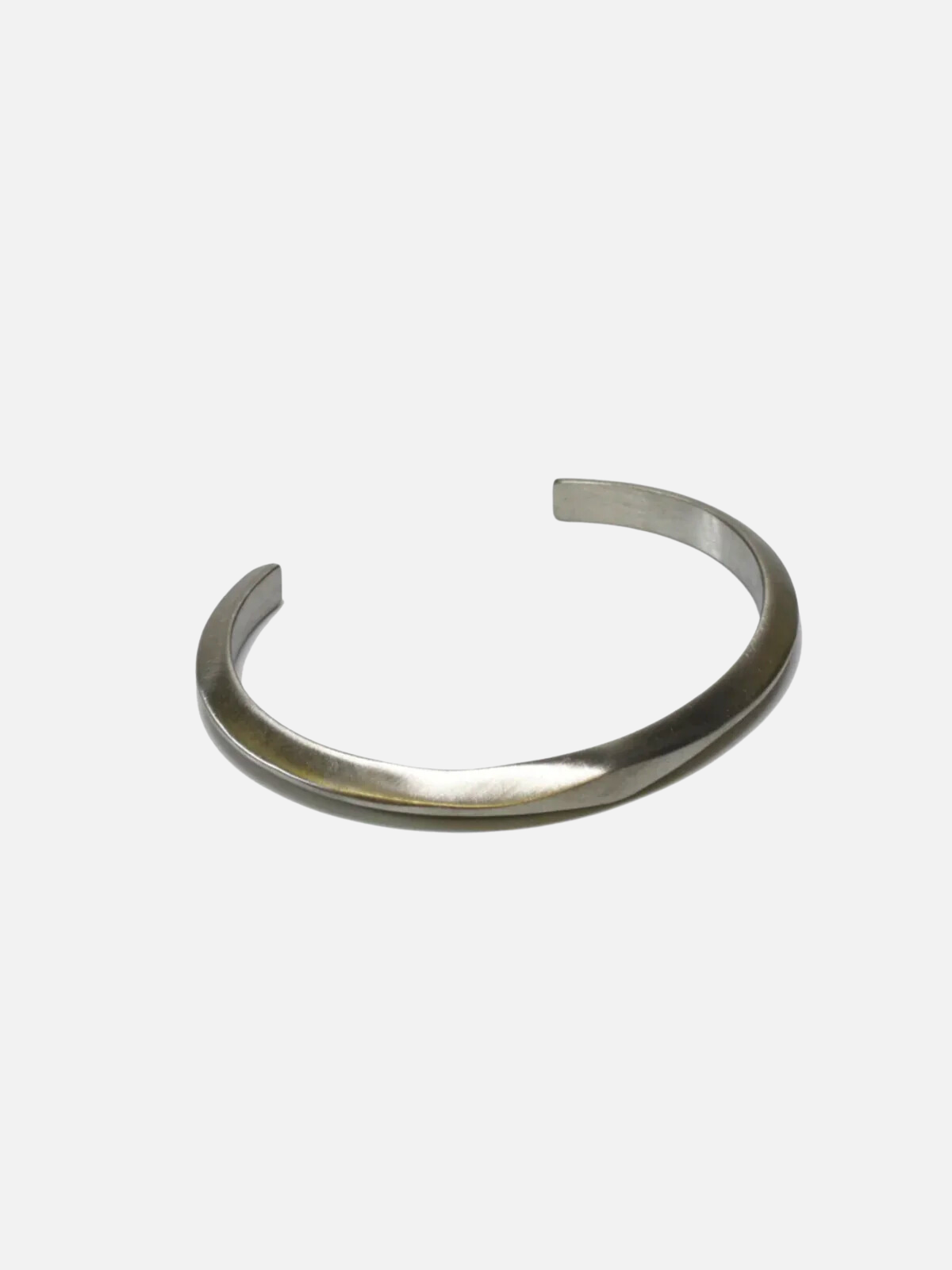 curated basics steel diamond top cuff bracelet silver jewelry gift kempt athens ga georgia men's clothing store
