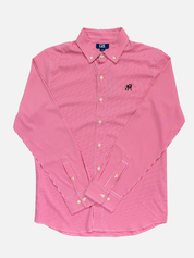 Georgia Bulldogs Cutter & Buck Performance Gingham Button Down Standing Dawg Logo Athens Georgia Kempt UGA Mens Shop