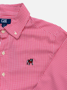 Georgia Bulldogs Cutter & Buck Performance Gingham Button Down Standing Dawg Logo Athens Georgia Kempt UGA Mens Shop