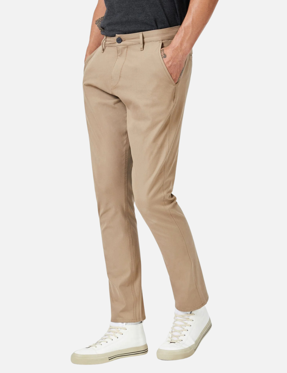 mavi dawson straight fit chino camel brown tan true move athleisure pant cotton polyester elastane blend kempt athens ga georgia men's clothing store
