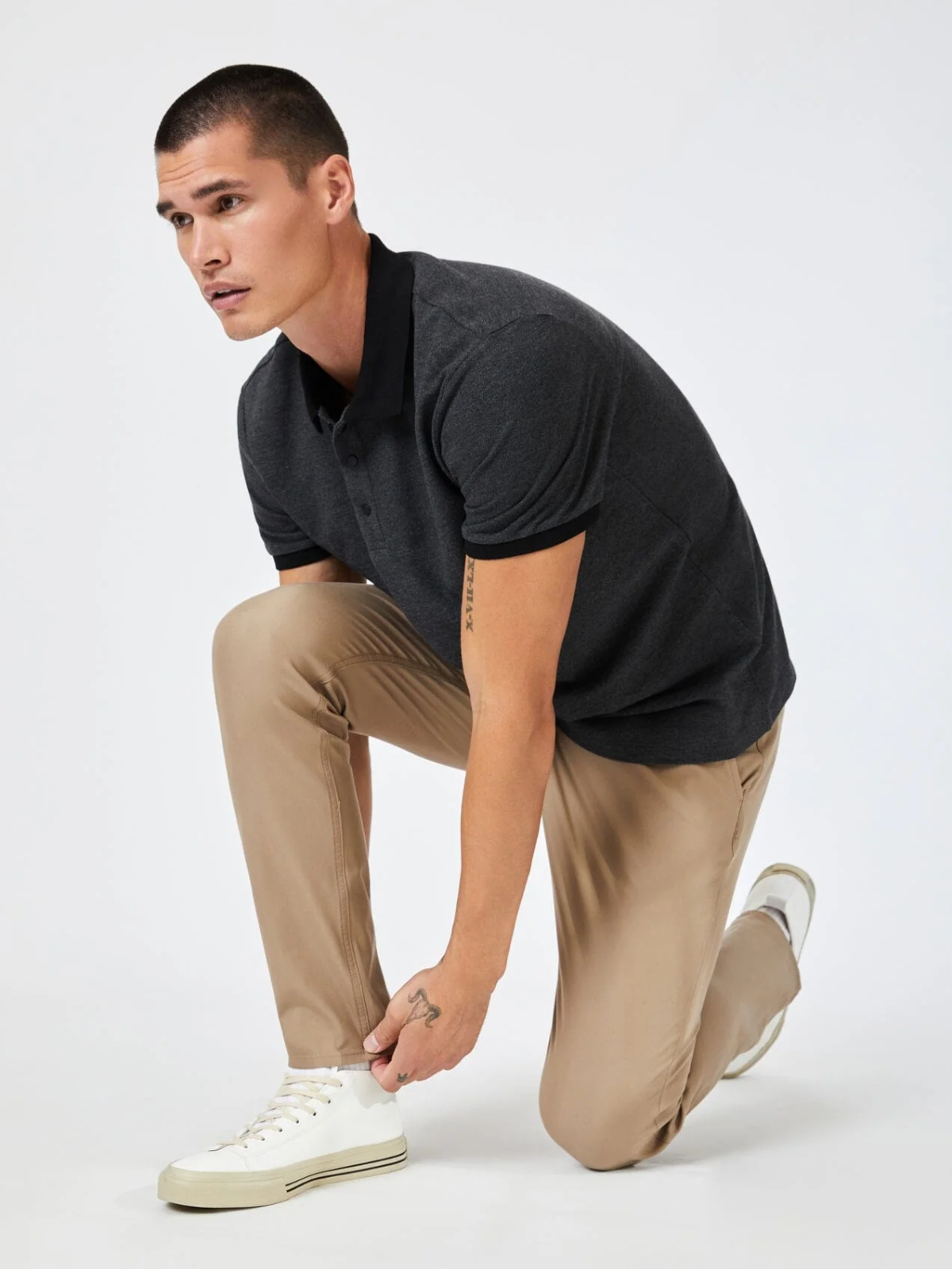 mavi dawson straight fit chino camel brown tan true move athleisure pant cotton polyester elastane blend kempt athens ga georgia men's clothing store