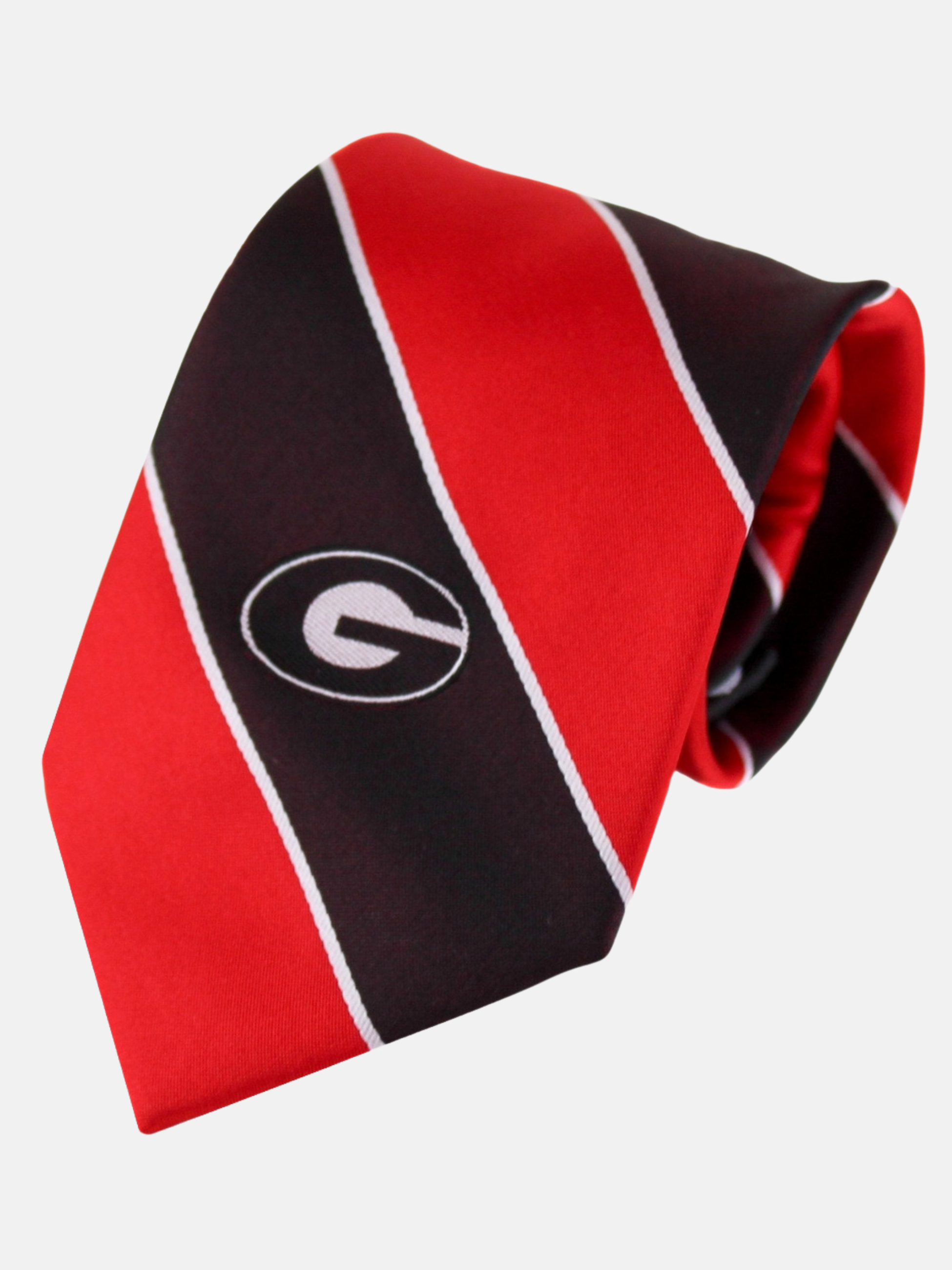 Georgia Bulldogs Stripe Patch Necktie