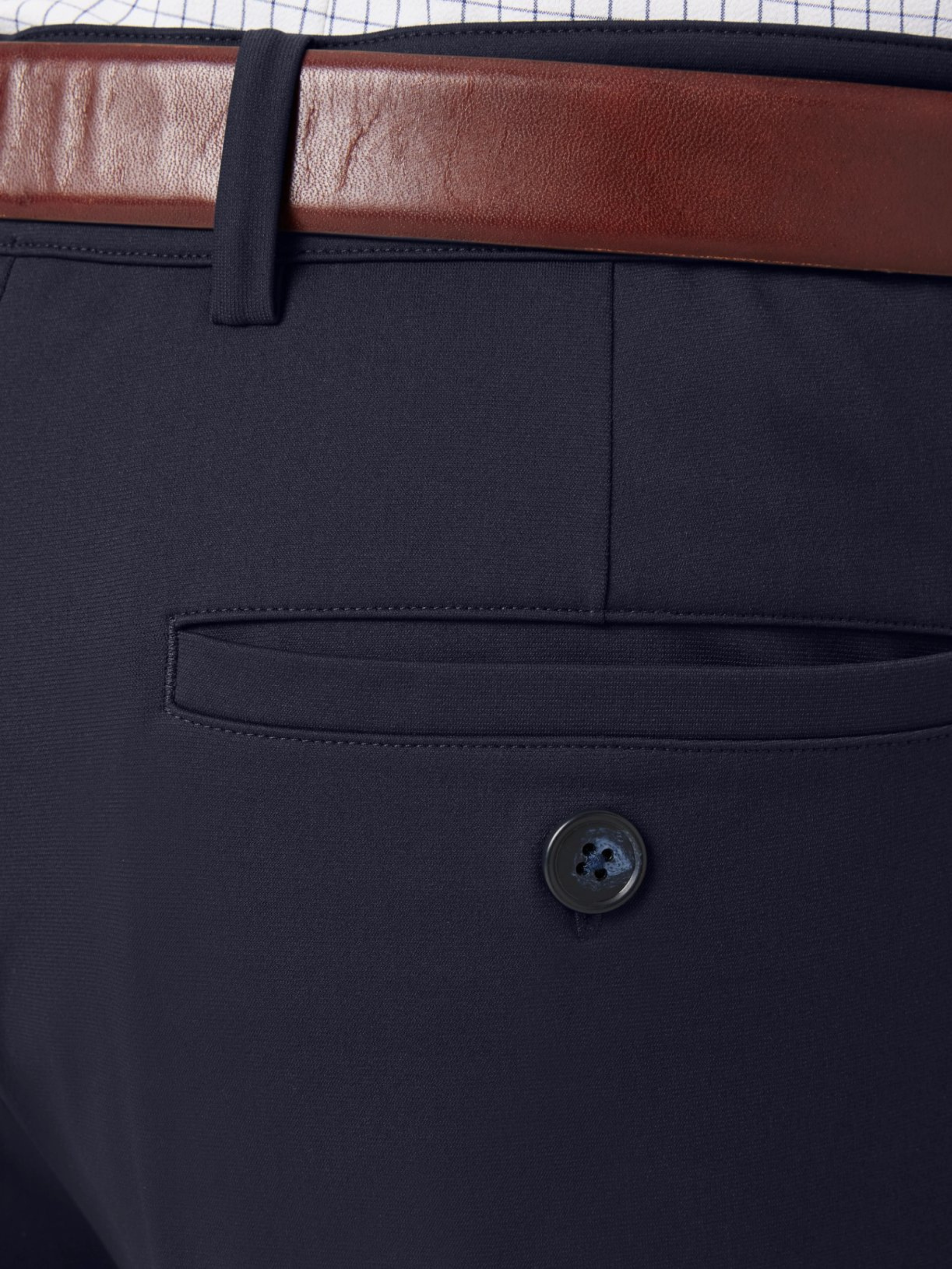 Mizzen + Main Upton Chino Pant Navy Solid Blue Men’s Formal Dress Bottoms for Men Athens GA Georgia Kempt Menswear Store Near Me