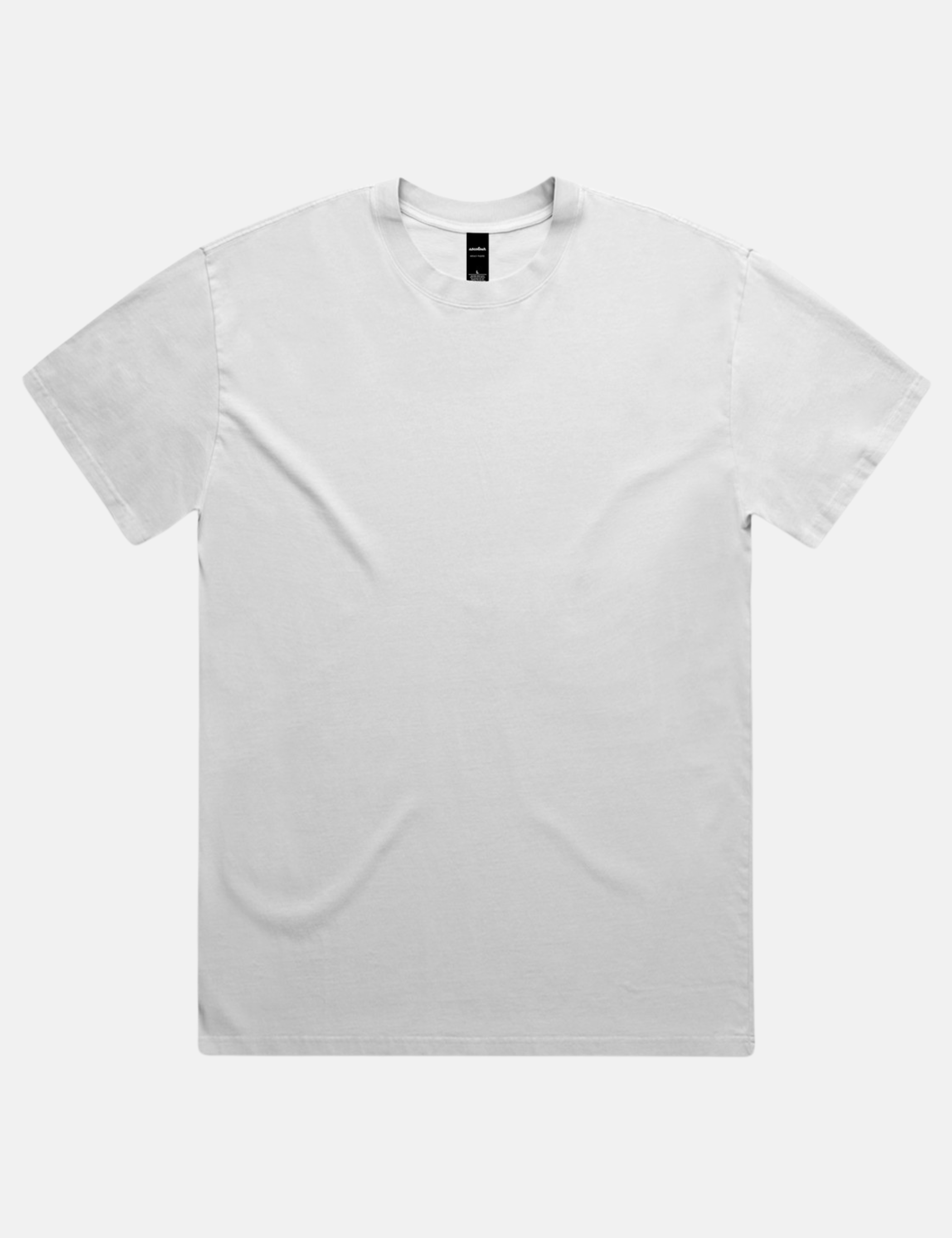 AS Colour Heavyweight Relaxed Tee Faded White Plain T-Shirt for Men Athens GA Georgia Kempt Menswear Store Near Me