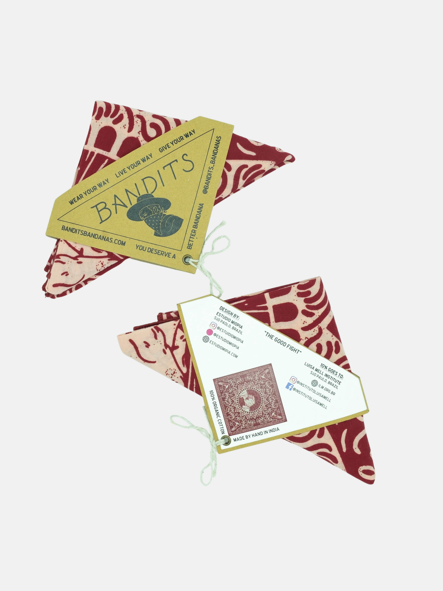 Bandits Bandanas Cotton Bandanas Accessories for Men Unisex Accessory Gifts for Him Her Athens GA Georgia Kempt Menswear Store Near Me