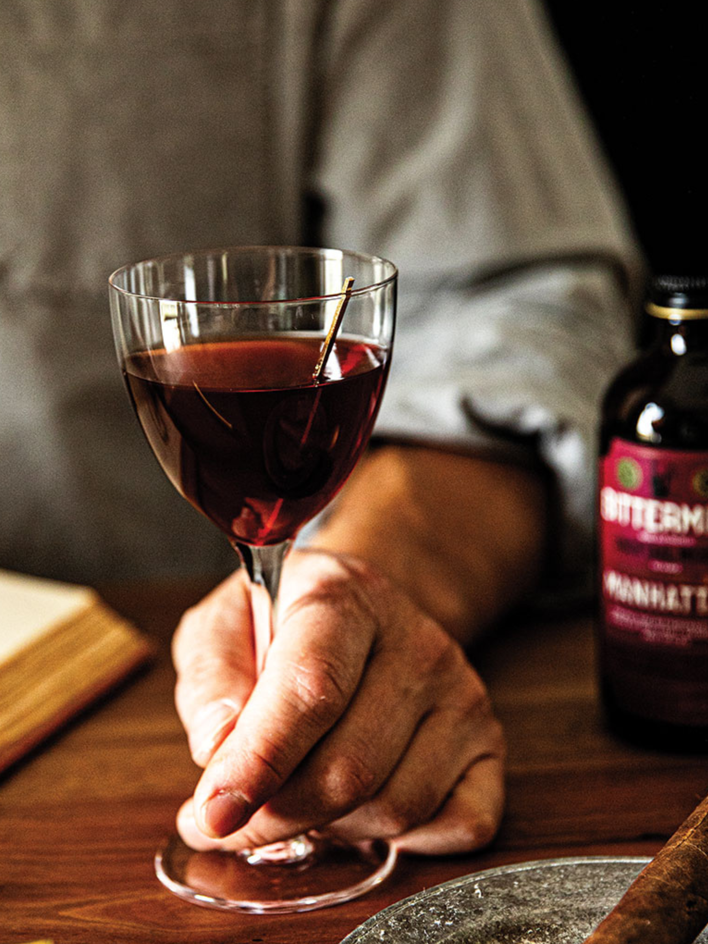 Bittermilk Bottling Co. Bourbon Barrel Aged Manhattan Cocktail Mixer Holiday Gifts for Him Christmas Ideas for Husband Stocking Stuffer Bar Non Alcoholic Athens GA Georgia Kempt Menswear Store Near Me 